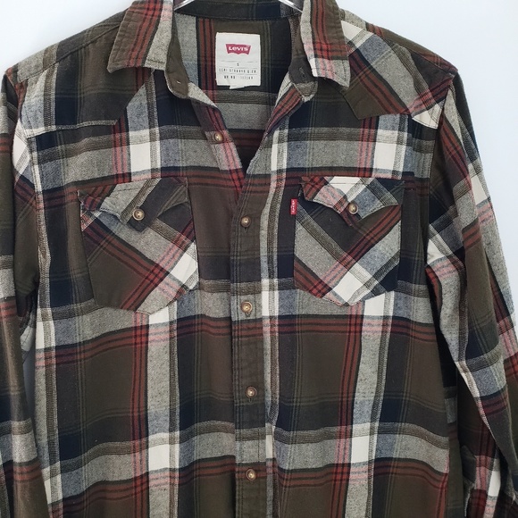 Levi's Other - ⬇️ [Levi's] Mens Plaid Button Up Flannel Small
